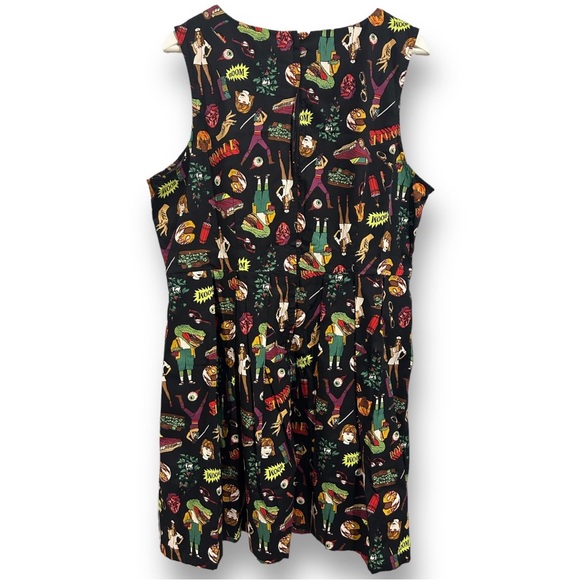 BNWT Dangerfield Womens Lies & Deception Dress Multicoloured Size 18 has pockets - Picture 8 of 8